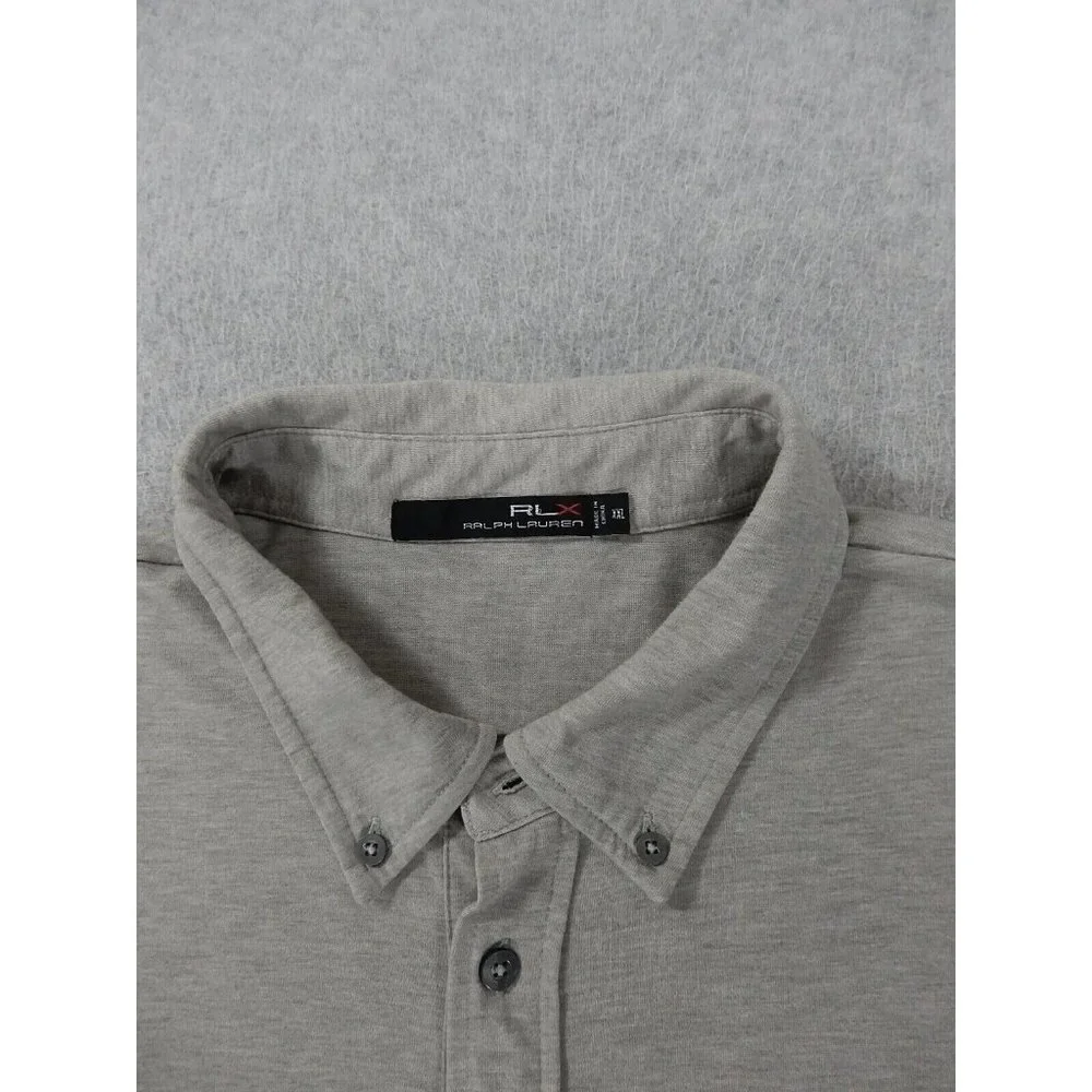 RLX‎ Polo Ralph Lauren Spanish Oaks Long Sleeve Golf Polo Shirt (Men's XXL)